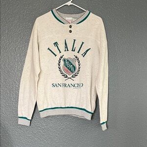 Vintage Italia San Francisco Sweatshirt size large